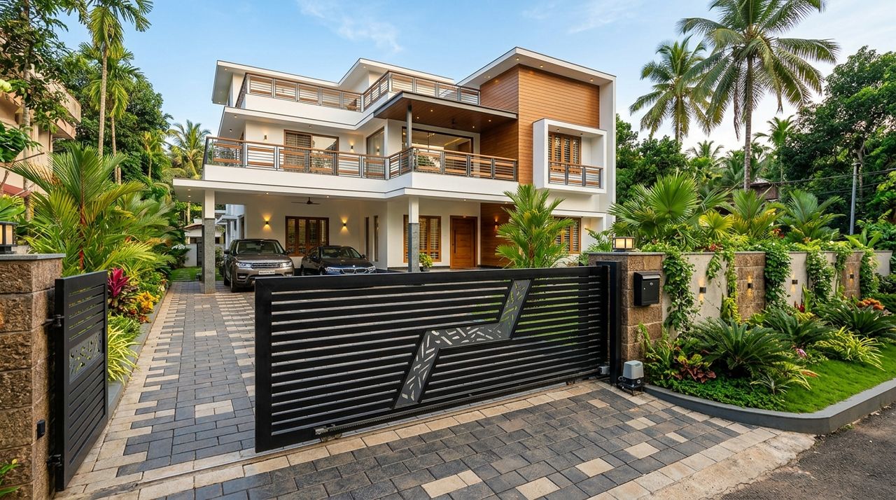 Custom Compound Gates and Balcony Grills in Sasthamcotta