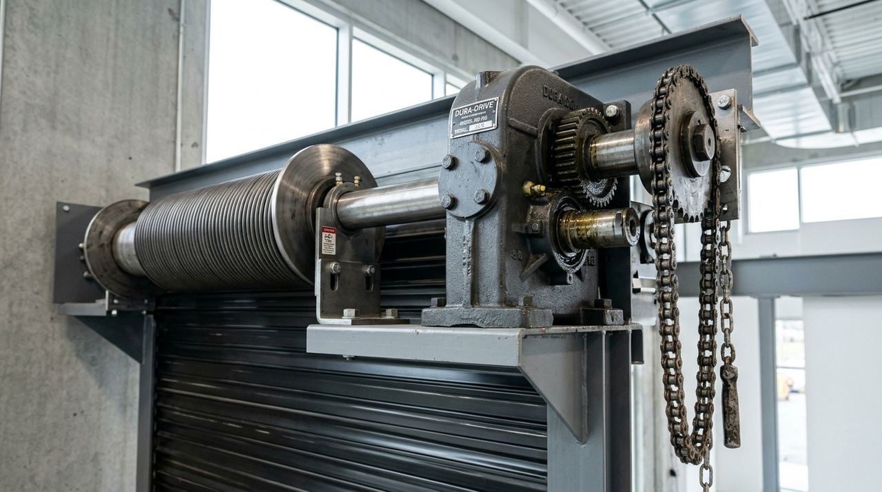 Heavy-Duty Gear Drive Rolling Shutter Mechanism